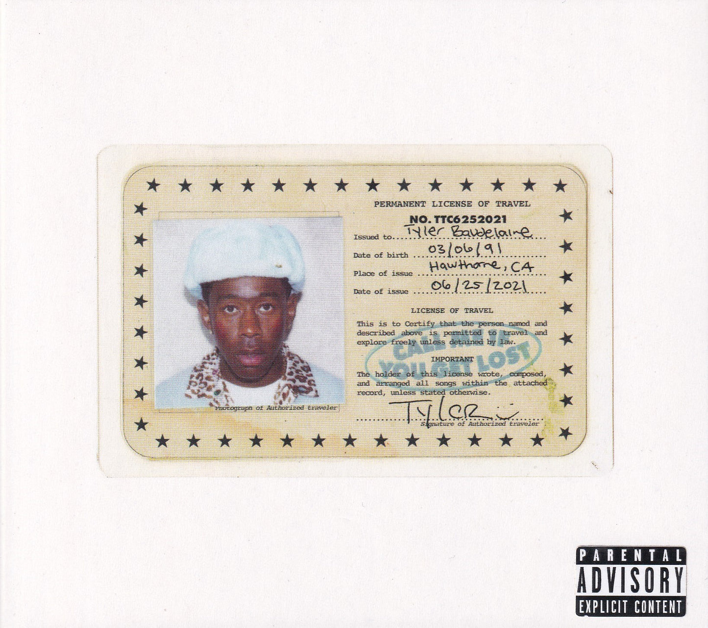 Tyler The Creator Call Me If You Get Lost Disco Cd