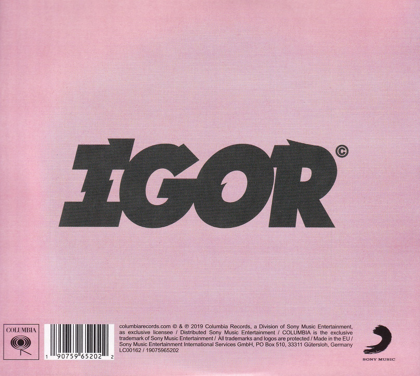 Tyler The Creator Igor Importado Disco Cd