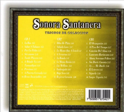 Sonora Santanera - Tesoros De Coleccion - Boxset 3 Discos Cd