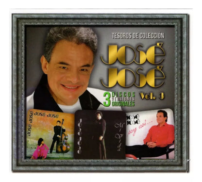 Jose Jose Tesoros De Coleccion Vol 3 Tres Boxset 3 Discos Cd