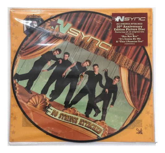 N Sync No Strings Attached Lp Acetato Vinyl / Picture