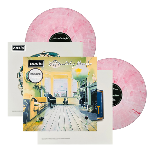 Oasis Definitely Maybe 30th Anniversary Rosa Pink 2 Lp Vinyl