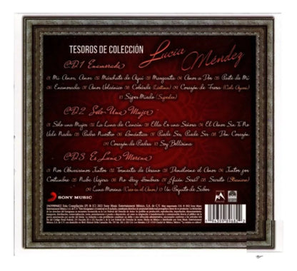 Lucia Mendez Tesoros De Coleccion 3 Discos Cd