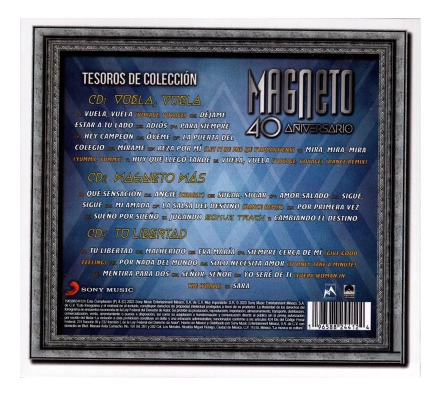 Magneto Tesoros De Coleccion Box 3 Discos Cd