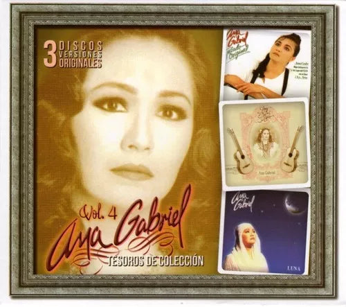 Ana Gabriel Tesoros De Coleccion Vol 4 3 Discos Cd