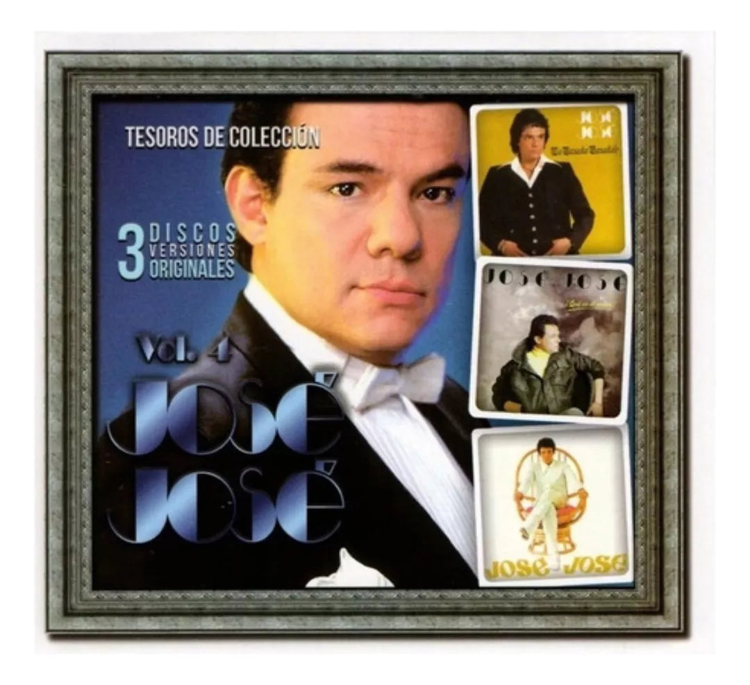 Jose Jose Tesoros De Coleccion Volumen 4 Box 3 Discos Cd