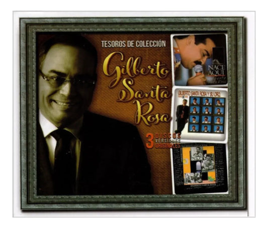 Gilberto Santa Rosa Tesoros De Coleccion Box 3 Discos Cd