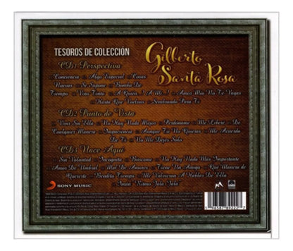 Gilberto Santa Rosa Tesoros De Coleccion Box 3 Discos Cd