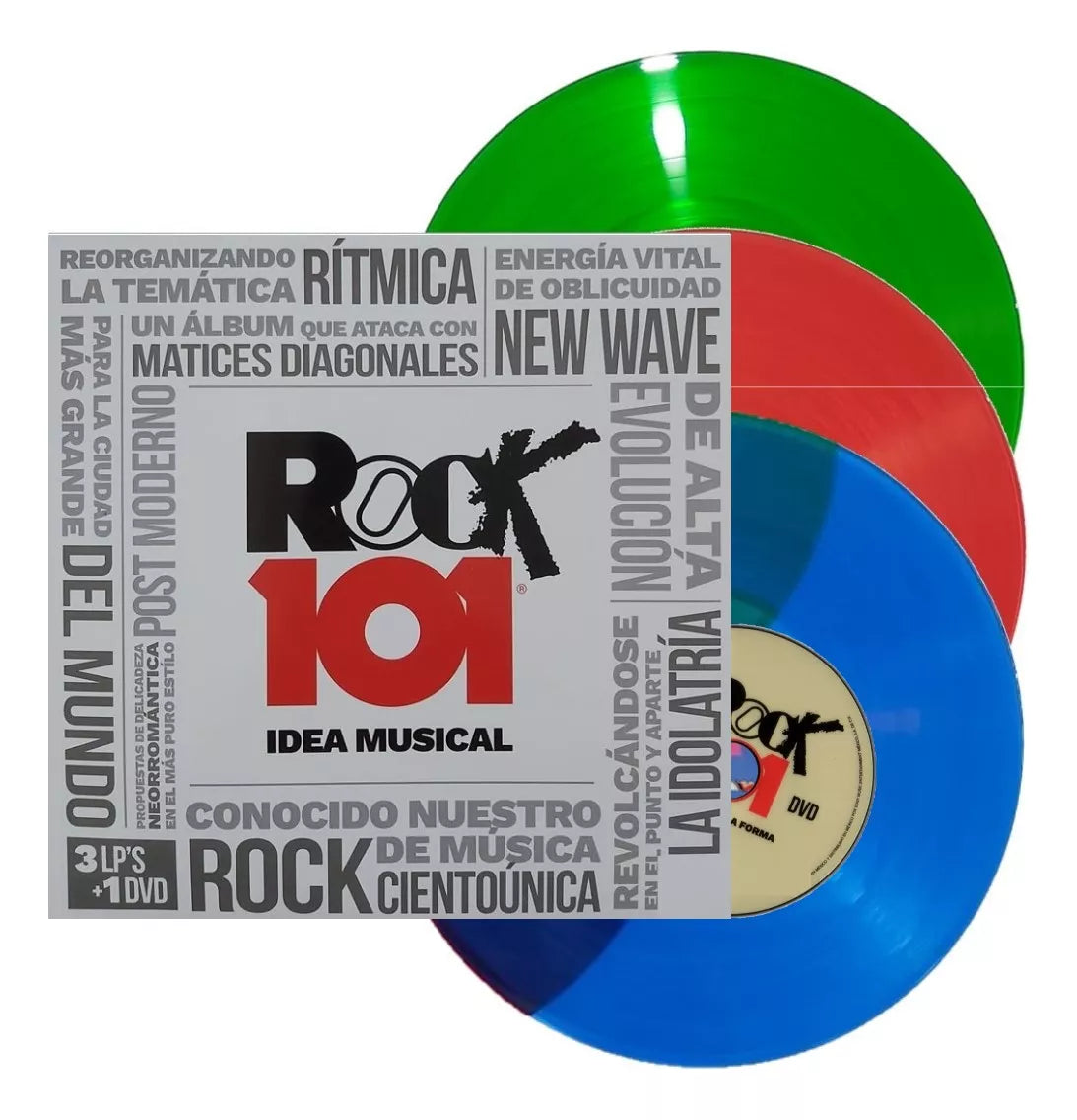 Rock 101 Idea Musical Dvd + 3 Lp Vinyl