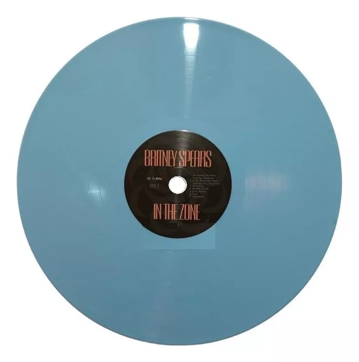 Britney Spears In The Zone Importado Azul Blue Lp Vinyl