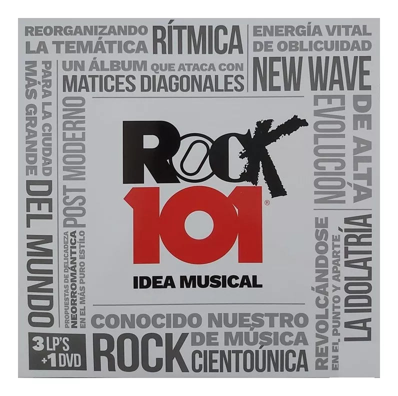 Rock 101 Idea Musical Dvd + 3 Lp Vinyl