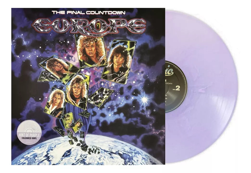 Europe The Final Countdown Hint Of Purple Lp Vinyl