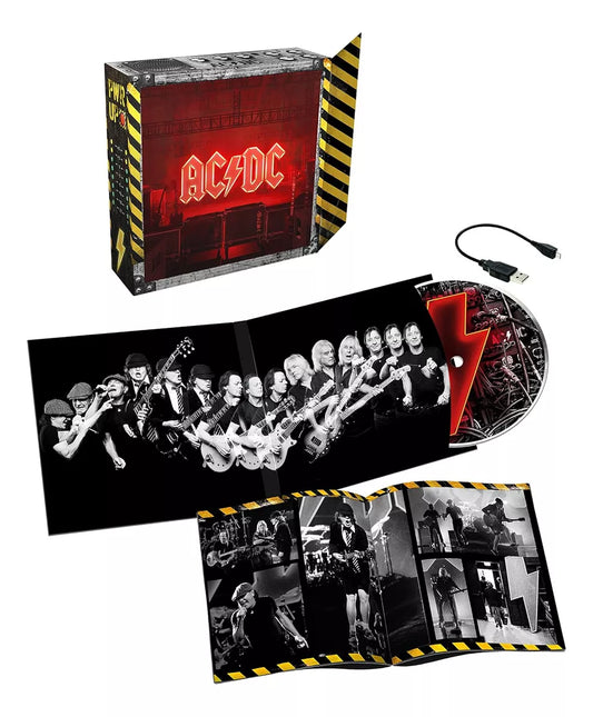 Ac/dc Power Up Deluxe Lightbox Boxset Caja Con Sonido Cd