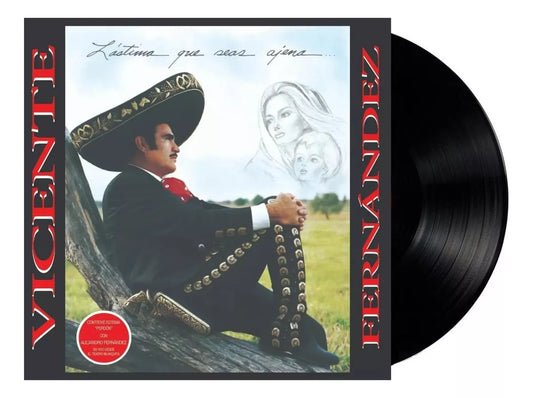 Vicente Fernandez Lastima Que Seas Ajena Lp Vinyl