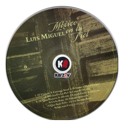 Luis Miguel México En La Piel Disco Cd