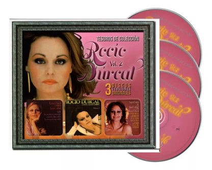 Rocio Durcal Tesoros De Coleccion Volumen 2 Box 3 Discos Cd