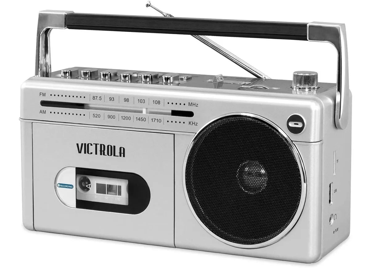 Radiograbadora Victrola Para Cassette & Radio / Bluetooth