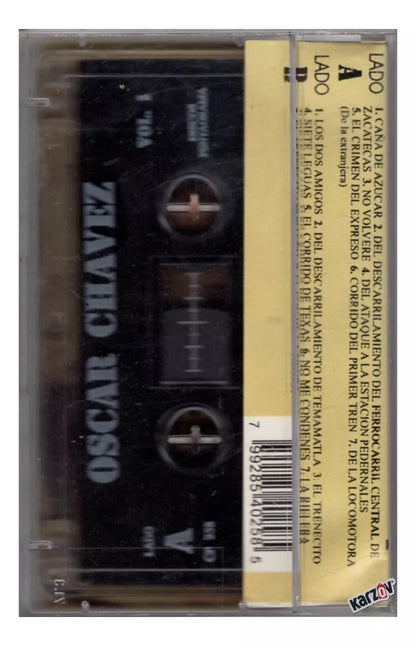 Oscar Chavez Cantos Ferrocarrileros Volumen 1 Uno Cassette