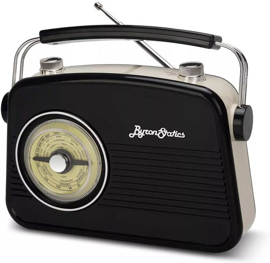 Radio Portatil Retro Vintage Am / Fm - Byron Statics