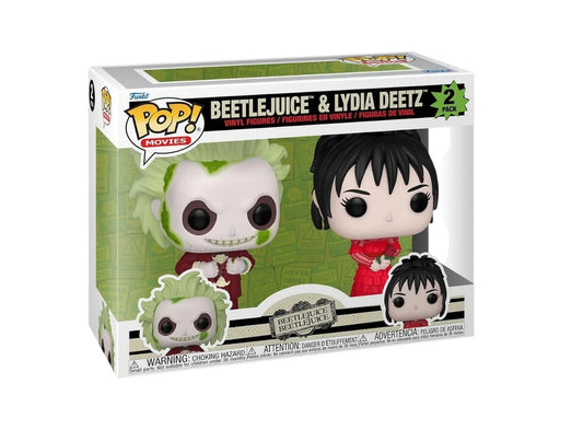 Beetlejuice & Lydia Deetz Funko Pop ! Movies 2 Pck