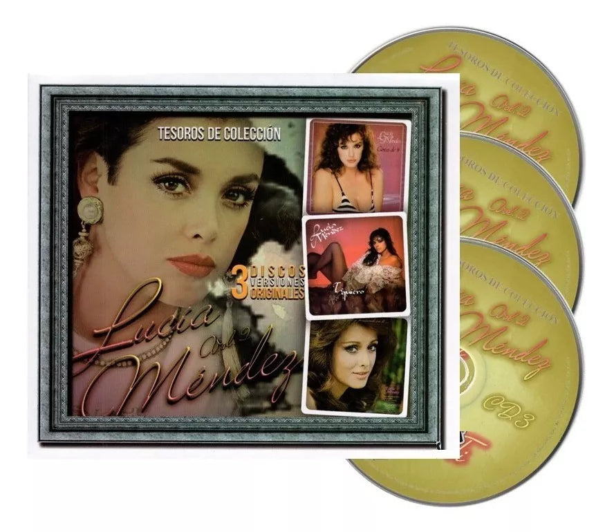 Lucia Mendez Tesoros De Coleccion Box 3 Discos Cd