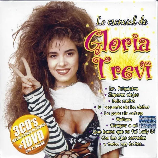 Gloria Trevi Lo Esencial De Gloria Trevi- 3 Discos Cds + Dvd