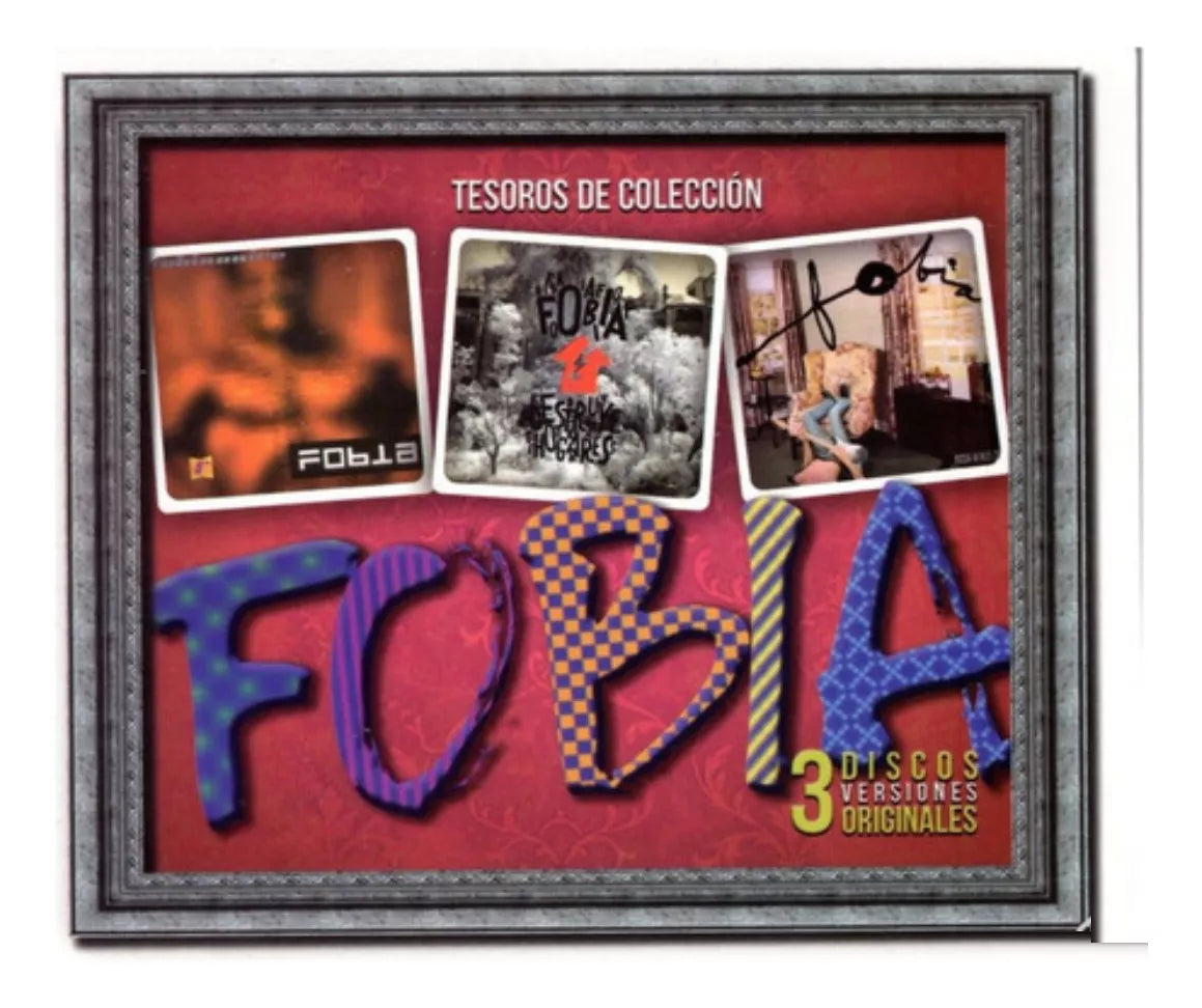 Fobia Tesoros De Coleccion Box 3 Discos Cd