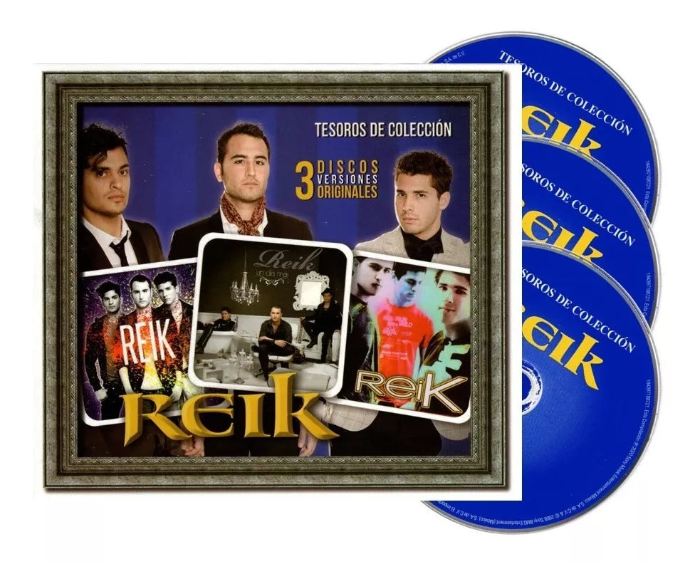 Reik Tesoros De Coleccion Box 3 Discos Cd