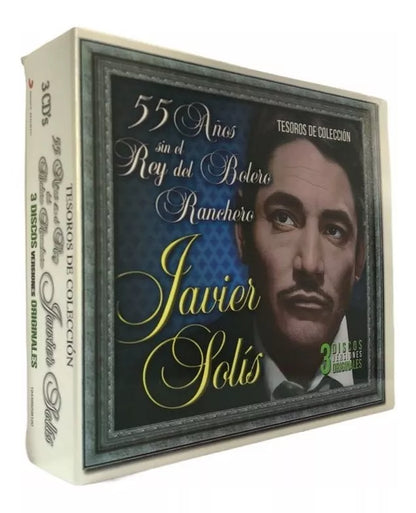 Javier Solis Tesoros De Coleccion Boxset 3 Discos Cd