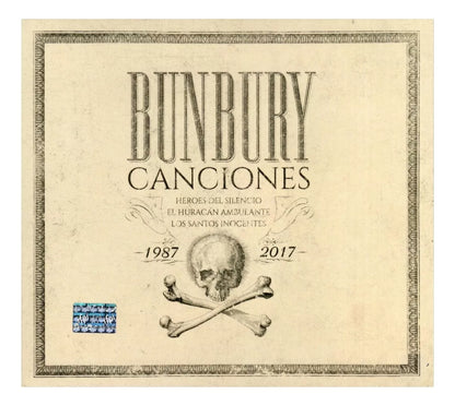 Enrique Bunbury - Canciones 1987 2017 - 3 Discos Cd - Nuevo