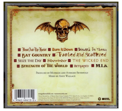 Avenged Sevenfold City Of Evil Disco Cd