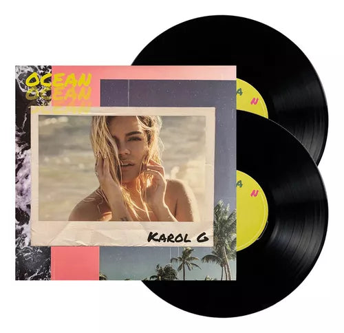 Karol G Ocean Black 2 Lp Vinyl