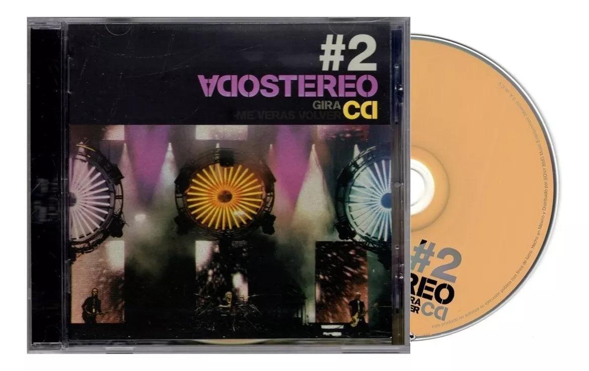 Soda Stereo - Gira Me Veras Volver Volumen 2 - Disco Cd