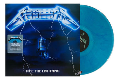 Metallica - Ride The Lightning - Remastered - Azul Lp Vinyl