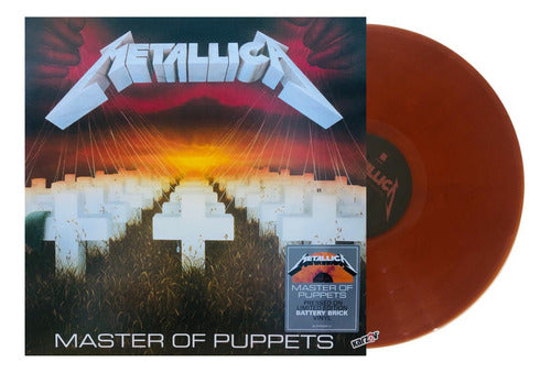 Metallica Master Of Puppets Limited Edition Battery Brick Lp Vinyl