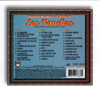 Los Panchos Tesoros De Coleccion Box 3 Discos Cd