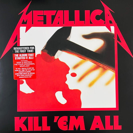 Metallica Kill Em All Remastered Lp Vinyl