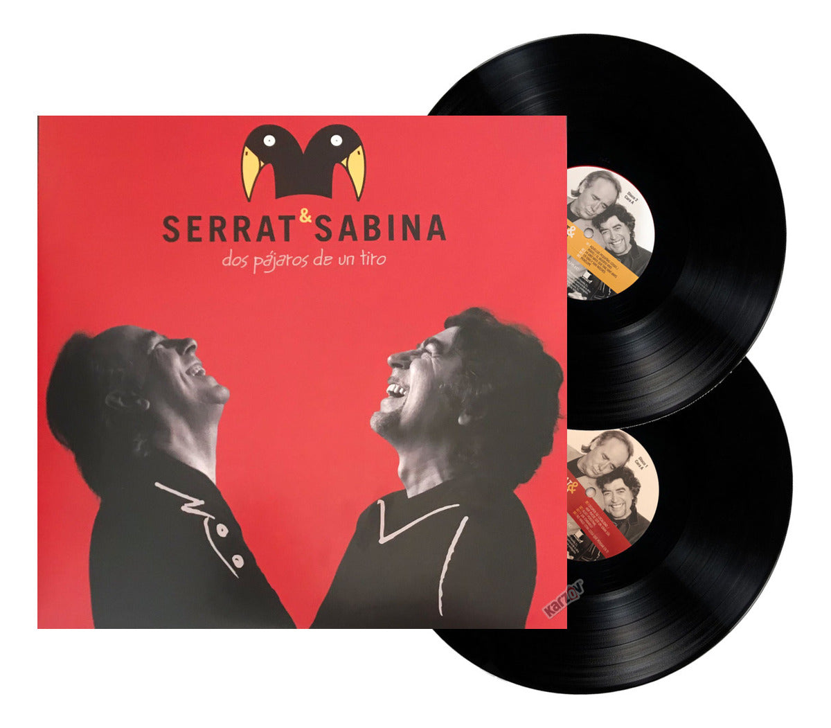 Serrat & Sabina Dos Pajaros De Un Tiro 2 Lp Black Vinyl