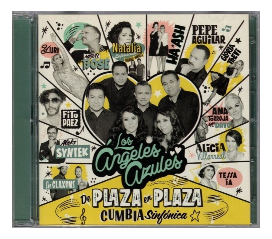 Los Angeles Azules Plaza En Plaza Cumbia Sinfonica Disco Cd + Dvd