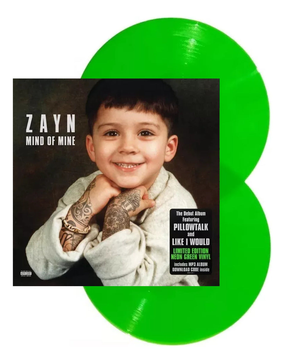 Zayn - Mind Of Mine popular Neon Green 2xLP Vinyl Record *NEW*