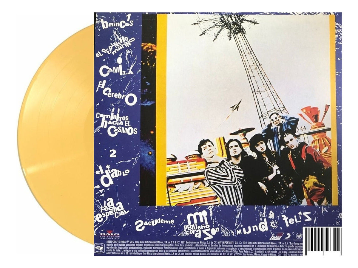 Fobia Mundo Feliz Edicion Limitada Amarillo Yellow Lp Vinyl