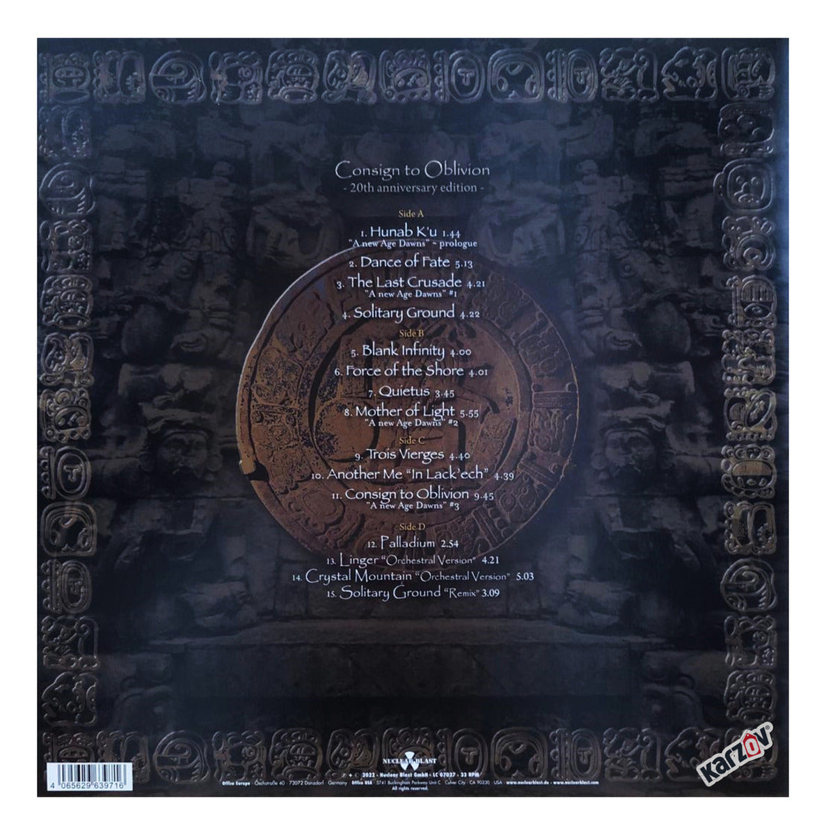 Epica Consign To Oblivion Importado 2 Lp Vinyl