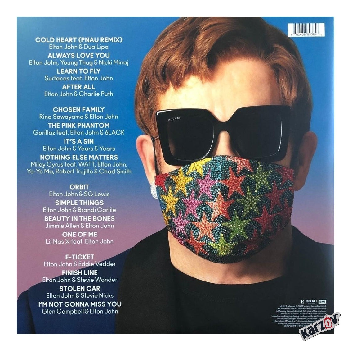 Elton John The Lockdown Sessions 2 Lp Vinyl Azul