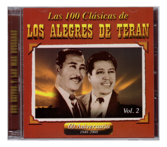 Los Alegres De Teran Las 100 Clasicas 60 Aniversario 2 Cd