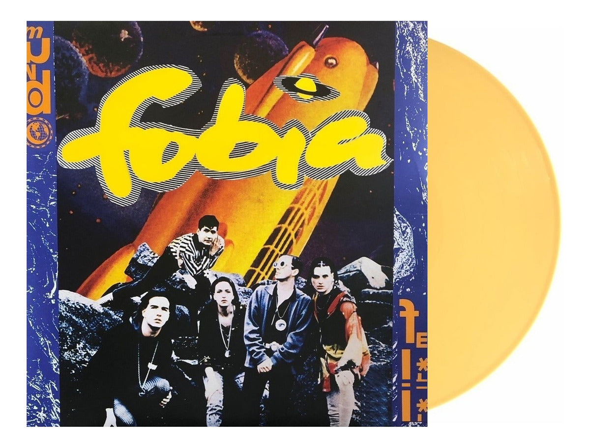 Fobia Mundo Feliz Edicion Limitada Amarillo Yellow Lp Vinyl