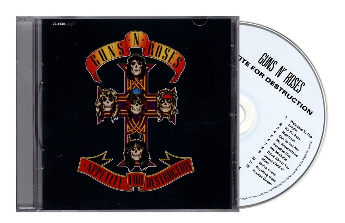 Guns N Roses Appetite For Destruction Disco Cd