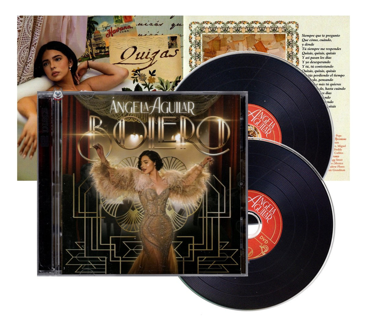 Angela Aguilar Bolero Disco Cd + Dvd
