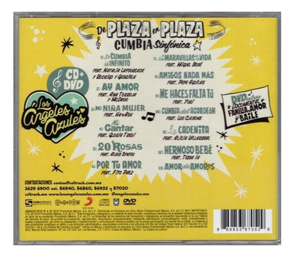 Los Angeles Azules Plaza En Plaza Cumbia Sinfonica Disco Cd + Dvd