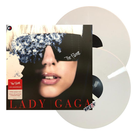 Lady Gaga The Fame Importado Blanco White 2 Lp Vinyl