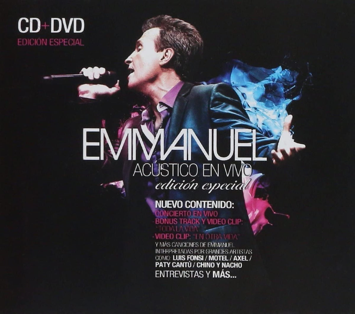 Emmanuel Acustico En Vivo / Edicion Especial Cd + Dvd